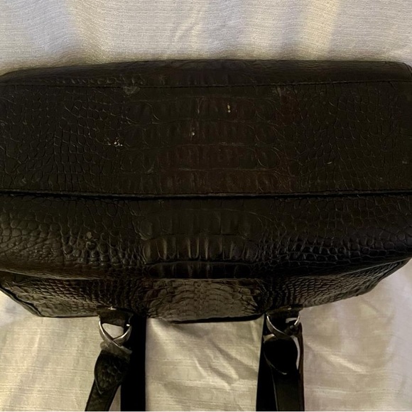 Vintage Brighton shoulder tote. All black. - Picture 6 of 6